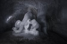 Grotte de glace, les 2 alpes,